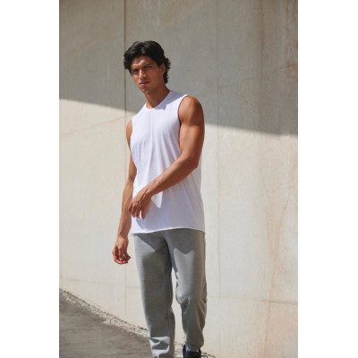 T-shirt de cavas evasé para homem